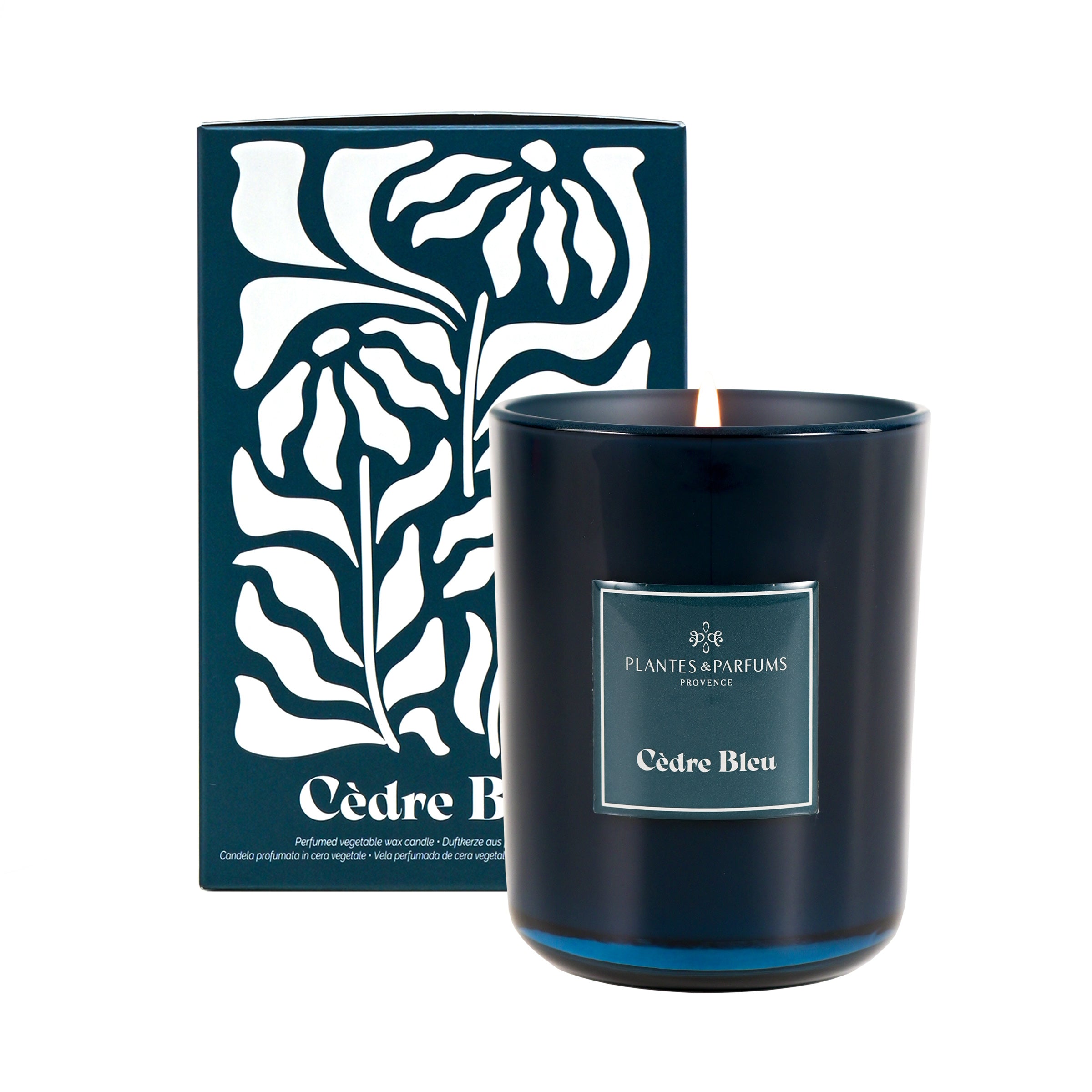 Bougie Parfumée 420g Cèdre Bleu